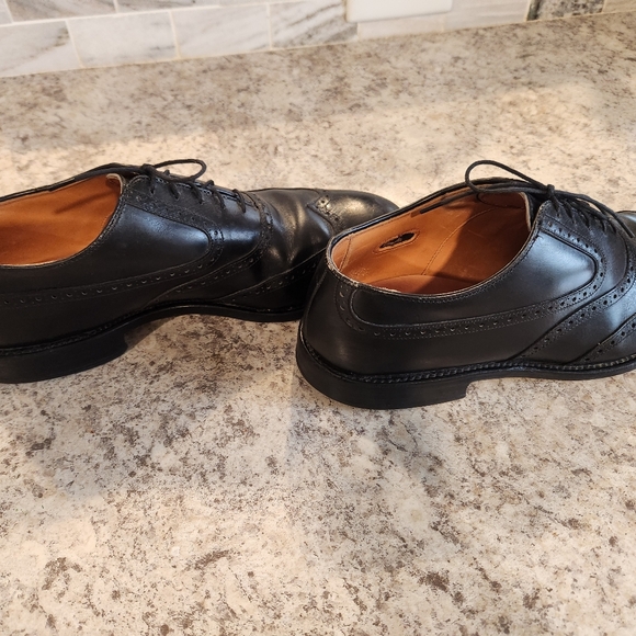 Allen Edmonds Birmingham black leather WingTip Oxford dress shoe 10D main image 6